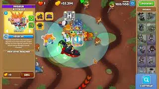 Bloons TD 6 - Post-Update 50 Optimization of Chom Chom's Rosalia/Energizer Bloody Puddles run