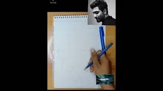 easy outline skecth of Vicky kaushal