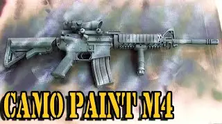 Camo painting M4