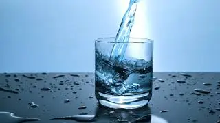 Sound of Water Pouring in Glass (1 hour) [ASMR sounds]