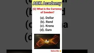 What is the currency of Sweden?|#gk #englishgk #gkshort #abkacademy #youtubeshort #ytshort #short