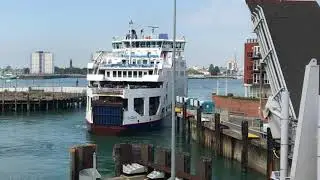 WightLink Ferry Arriving in Portsmouth
