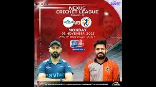 NEXUS CRICKET LEAGUE S19 - SERVHUB Vs TEAM 46