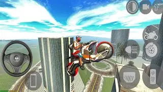 GTA Android Mein Sky High Bike Stunt 🔥 | Impossible Backflip in City
