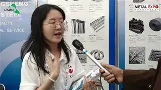 Jasmine, Sales Manager | Jaingsu Xinxiangsheng Special Steel Co., Ltd. | Metal Expo Bangladesh-2025