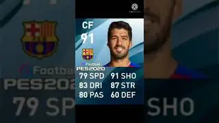 LUIS. SUAREZ PES EVOLUTION 2016 TO 2021