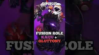 FUSION ROLE KAIJU + GLUTTONY - Super Sus #shorts #supersus