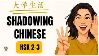 Shadowing Tiếng Trung (HSK 2&ndash;3) | 大学生活 | Tiếng Trung Chậm