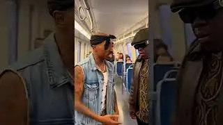 2Pac and Biggie Ride the Rails #freestyle #rap #music #facts #motivation #motivational #rapper #fypシ