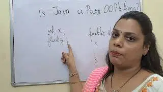 Is Java A Pure Object Oriented programming(OOP's) language or not?
