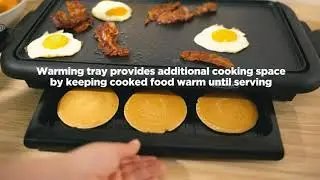 BELLA Electric Griddle with Warming Tray New Gadgets! Smart Appliances for every home