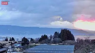 ４Ｋ【LIVE】諏訪湖八ヶ岳ライブカメラ１　信州　諏訪盆地　 Live stream in Lake Suwa Nagano Japan