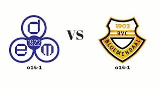 RKVV DEM o14-1 vs BVC Bloemendaal o14-1