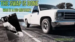 FROM PARTS TO PAVEMENT -- LS Swapped Chevy OBS Nissan CD Truck 6 speed Manual First Drive