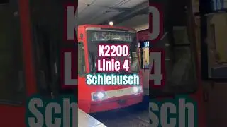 Ausfahrt B80D (2200) als Linie 4 | #stadtbahn #kvb #k&ouml;ln