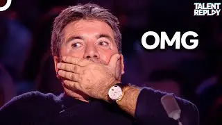 The Most Dangerous Act Ever? Simon Cowell Couldn't Watch! | Britain's Got Talent