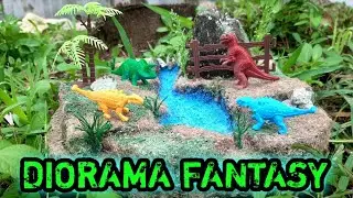 How to make a Fantasy Diorama || Membuat Diorama Hutan bagi Pemula @NenaKreasi