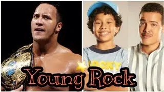 Young Rock The Rock's Show About His Life Dwyane Johnson NBC WWE Hulk Hogan Andre Giant  #Shorts