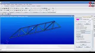 bridge truss Patran Nastran
