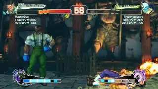 Ultra Street Fighter IV battle: Dudley - (MasterDye) vs Vega - (Frozenindustry)