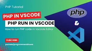 How to Run PHP In VISUAL STUDIO Code|PHP Configure in vscode using xampp