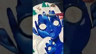 Ice Mother popsurrealism oil painting process video