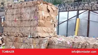 lsm small cardboard waste baler