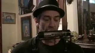 Andy J Forest shows Flex Rack amplified for harp
