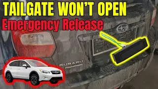 Subaru Crosstrek XV Emergency Tailgate Release &ndash; How to Open a Stuck Liftgate
