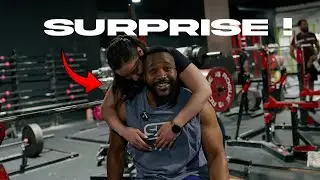 I GOT SURPRISED AT THE GYM!