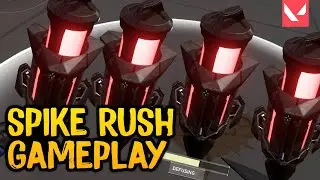 5 BOMBS?! Valorant SPIKE RUSH Gameplay! [New Mode]