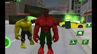 Incredible Monster Hero Crime Fight | Red Monster Vs Spider Vs Monster Vs Captain - Android GamePlay
