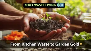 From Kitchen Waste to Garden Gold 🌱 | Zero Waste Living