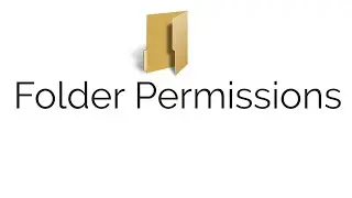 How to set folder permission  in windows