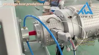 Orange PE Plastic Electrical Conduit Hose ----the most popular production line #extrudermachine