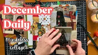 December Daily: using magazine scarps in my Christmas Journal