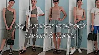 SUMMER OUTFITS 2020 | Casual and Simple Summer Lookbook (agolde, setactive, abercrombie, aerie)