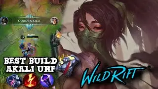 Wild Rift Akali Best Build In URF - URF Gameplay  | Wild Rift Akali Build and Runes #akali #wildrift