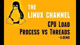 246 CPU Load - Process vs Threads - Demo #programming #linux #hardware #cpu