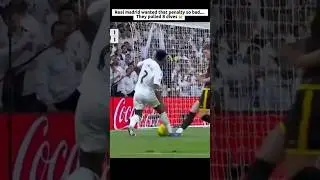 Real madrid wanted the penalty so bad....They pulled 8 dives  against Rayo Vallecano #football