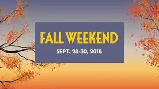 Connecticut College Fall Weekend 2018