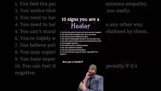 10 signs you're a healer #healer #spirituality
