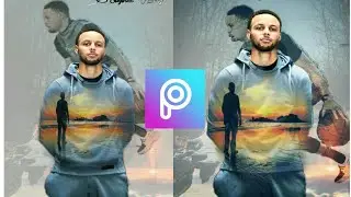 STEPHEN CURRY WALLPAPER || DOUBLE EXPOSURE EFFECT || PICSARST EASY MAKING MOBILE PHONE || ANDROID