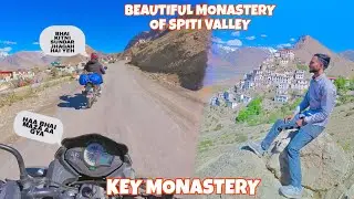 Exploring The Most Beautiful Monastery Of Lahual Spiti Valley || Key Monastery || BikerSanif