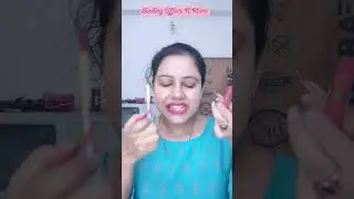 Trying Best Thread lipstick hack 👄 🧵 #shorts  #makeup