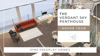 The Verdant Sky Penthouse | Luxury One-Bedroom Sims FreePlay Tour | Modern Contemporary Build