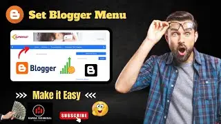 Set Blogger Menu|Add your catagores in menu bar |Make it Easy. #setbloggermenubar #makemoneyonline