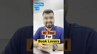 AI Let's You Talk to a Book - Day 15/100 #100DaysOfAI #shorts #aitools