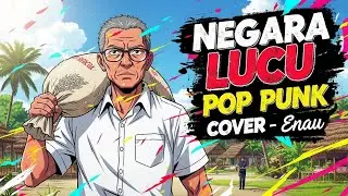 LIRIK LAGU NEGARA LUCU (POP PUNK VERSION- Enau)