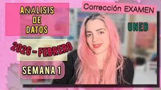 Corrección ANÁLISIS de DATOS || Examen 2026 - Febrero - Semana 1